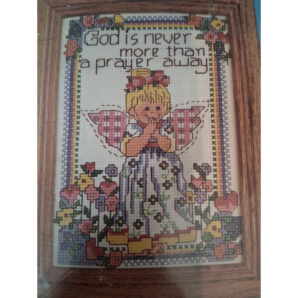 Candamar Designs‎ Prayer Away Counted Cross Stitch Kit 5x7 5098 14ct Aida